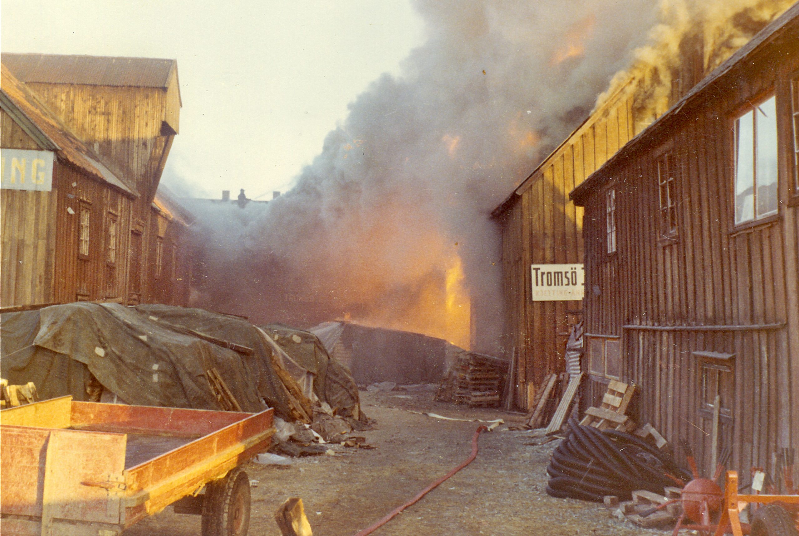Bybrannen i Tromsø 14. mai 1969.