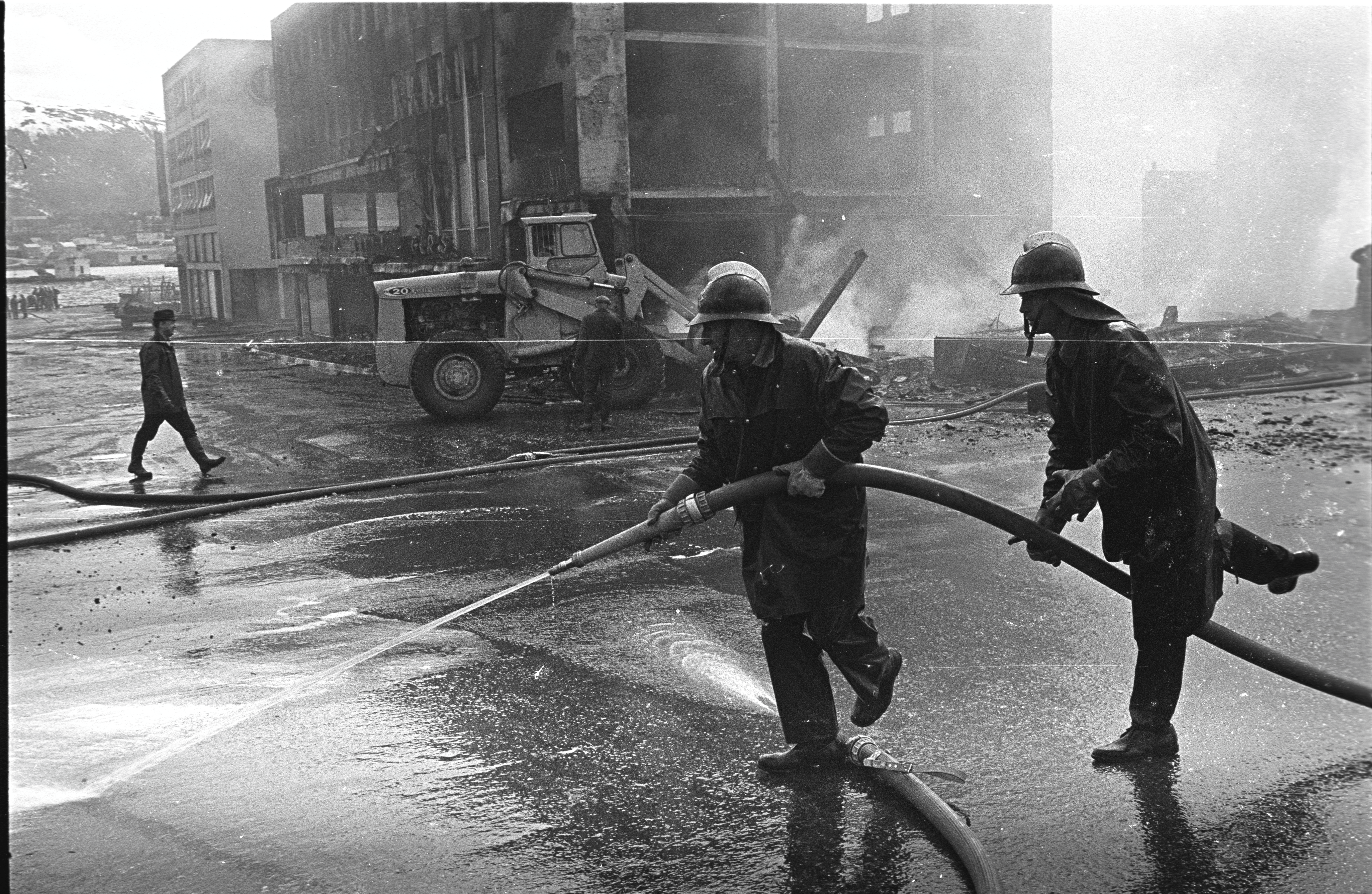 Bybrannen i Tromsø 14. mai 1969.