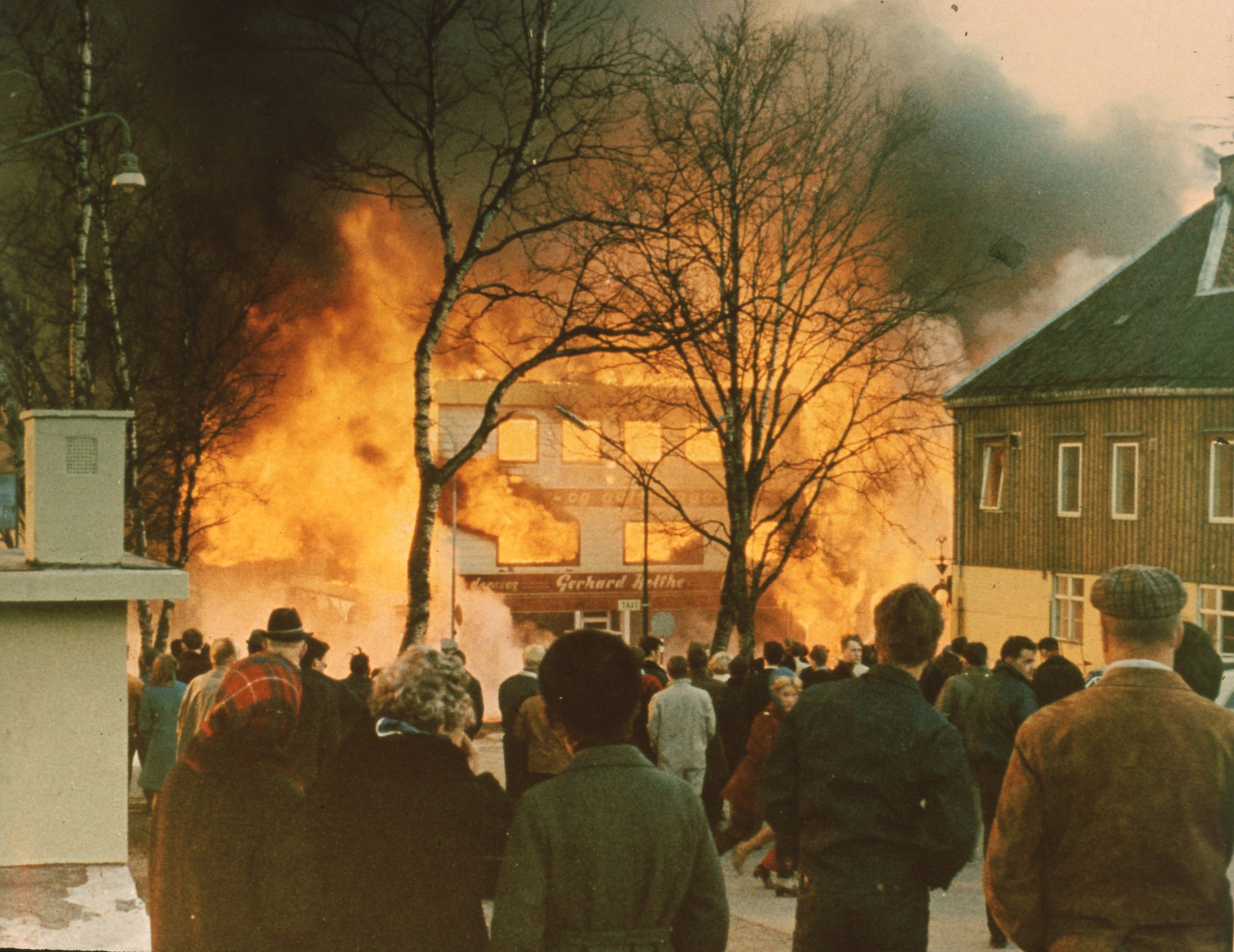 Bybrannen i Tromsø 14. mai 1969.