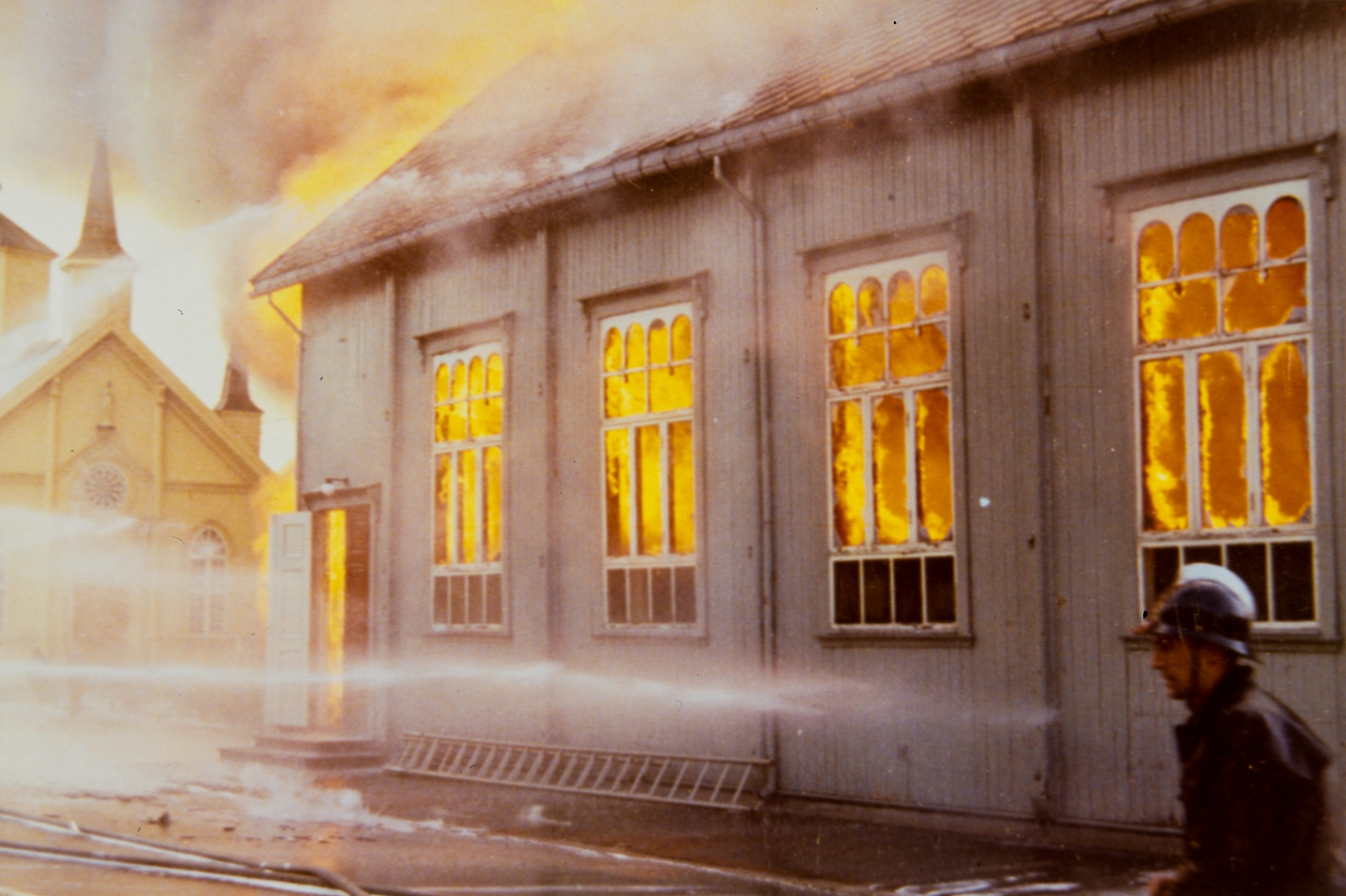 Bybrannen i Tromsø 14. mai 1969.