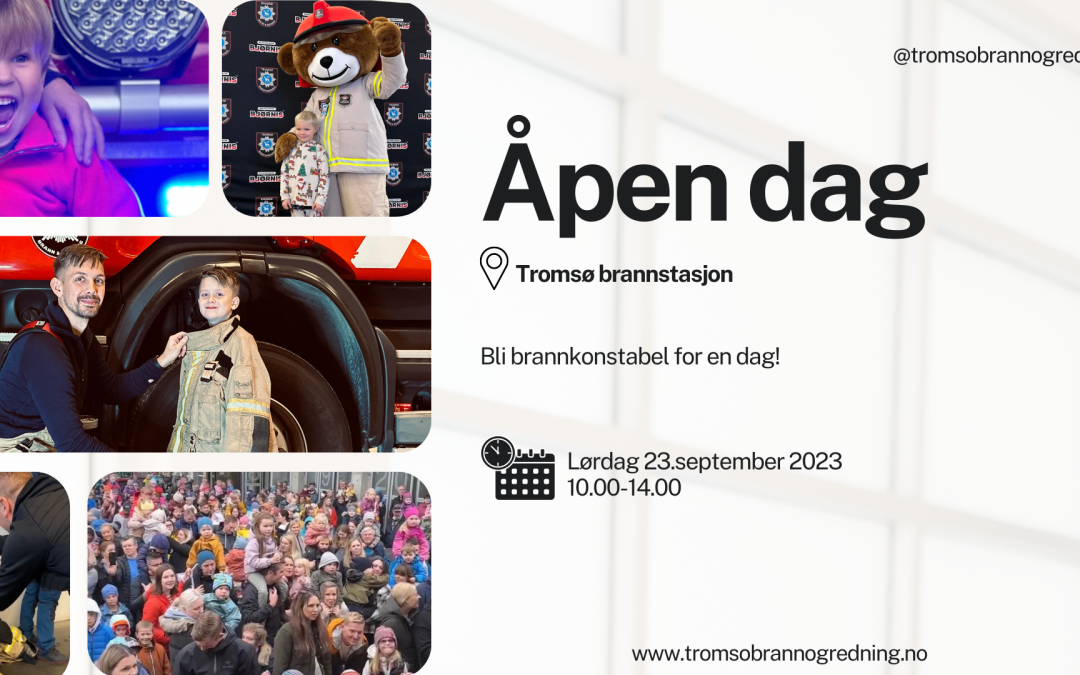Åpen dag på Tromsø brannstasjon